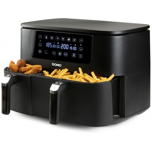 DOMO Dvojitá horkovzdušná fritéza 3+6l, digitální DO546FR
