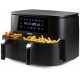 DOMO Dvojitá horkovzdušná fritéza 3+6l, digitální DO546FR