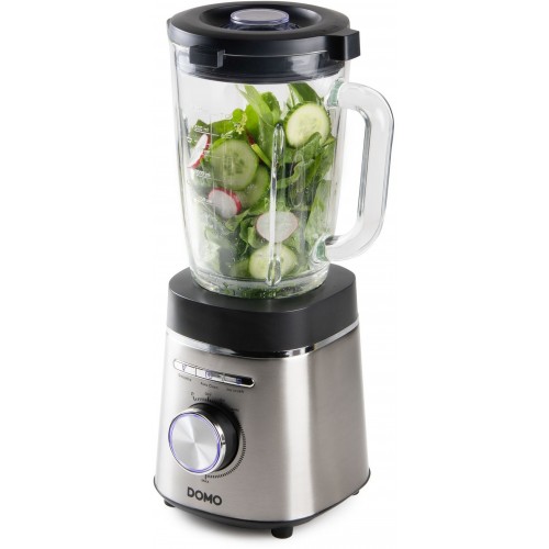 DOMO Stolní mixér se skleněnou nádobou 1,75l, 1400W DO740BL
