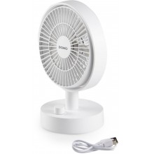 DOMO Stolní USB aku ventilátor s oscilací DO8151
