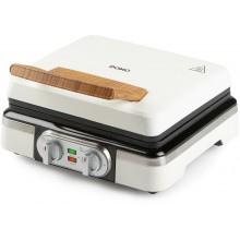 DOMO Vaflovač 4x7 s termostatem a časovačem, (1520W), bílý DO9280W