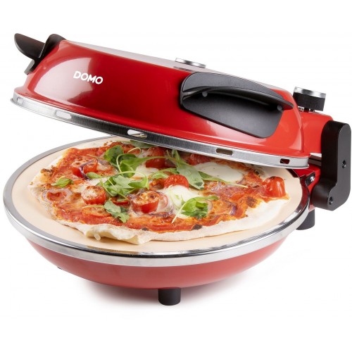 DOMO Pizza pec na čerstvou pizzu, červená DO9284PZ