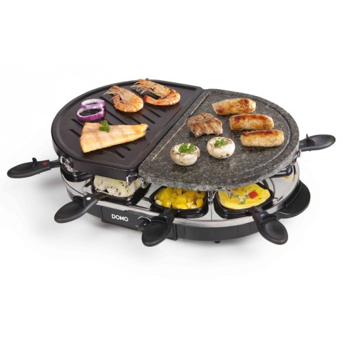 DOMO Raclette gril z přírodního kamene / kov DO9059G DOMO Raclette gril z přírodního kamene / kov DO9059G