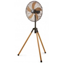 DOMO Stojanový ventilátor imitace dřeva, 45cm, 50W DO8146