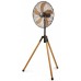 DOMO Stojanový ventilátor imitace dřeva, 45cm, 50W DO8146