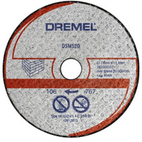 DREMEL DSM20 Řezný kotouč na zdivo 77 mm 2615S520JA