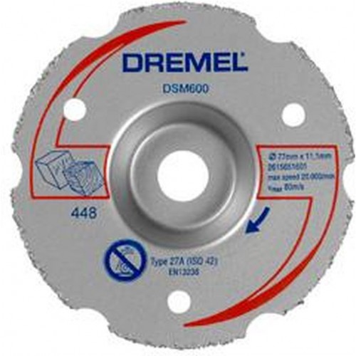 DREMEL DSM20 Univerzální karbidový zarovnávací řezný kotouč 77 mm 2615S600JA
