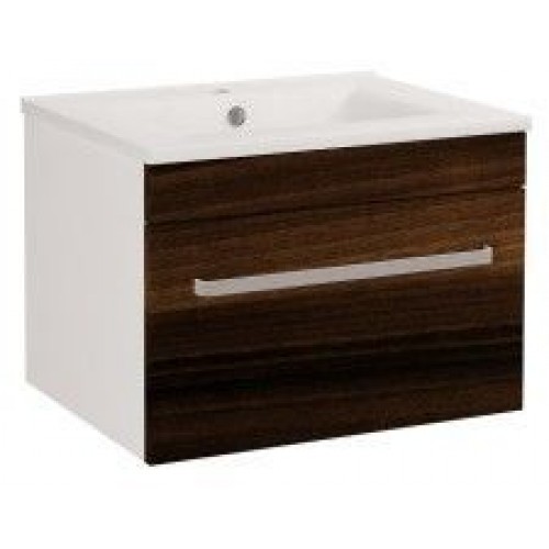 DŘEVOJAS ASTON 60 skříňka s umyvadlem Slim 60, ořech, úchytka B 70925d