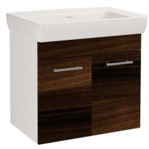 DŘEVOJAS Q 700D skříňka s umyvadlem Q 700, ořech 20487