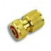 NOVASERVIS DAYE rychlospojka se stop ventilem 3/4" mosaz DY8030C