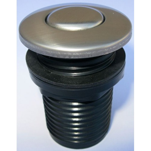 Samostatné pneutlačítko, matný nerez 001010147