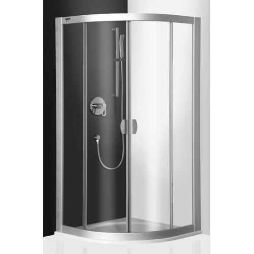 Roltechnik Sprchový kout ECR2/900 - brillant / transparent -1850mm