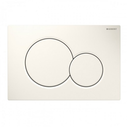 GEBERIT SIGMA 01 ovládací tlačítko, plast, Edelweiss 115.770.DK.5