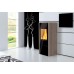 EDILKAMIN CORAL 1 teplovzdušná krbová kamna na dřevo, 6kW, wenge 757060