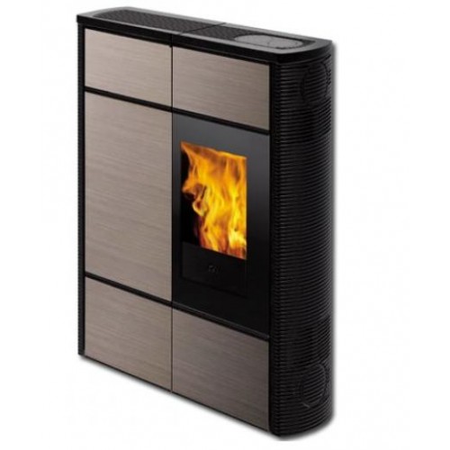 EDILKAMIN NANCY krbová kamna na pelety, 9kW, efekt dřevo 743600