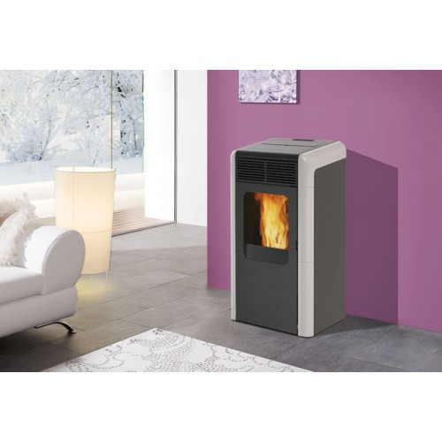 EDILKAMIN NAOMY teplovodní kamna na pelety, 15kW, bílá 755590 EDILKAMIN NAOMY teplovodní kamna na pelety, 15kW, bílá 755590