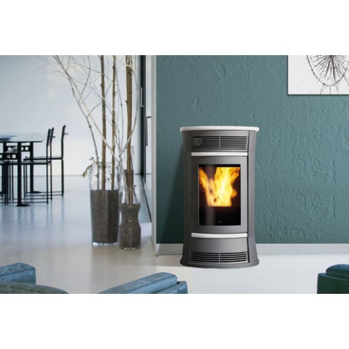 EDILKAMIN TRESOR teplovodní kamna na pelety, 15kW, bílá 755260 EDILKAMIN TRESOR teplovodní kamna na pelety, 15kW, bílá 755260