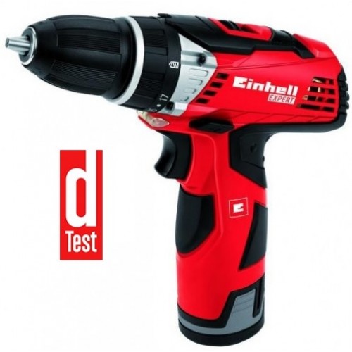 VÝPRODEJ EINHELL Expert Akku TE-CD 12 Li šroubovák s 2 bat. 4513602, POŠKOZEN KUFR