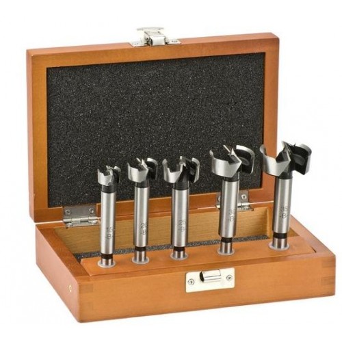 Einhell Forstner KWB sukovník na vrtání do dřeva 5 ks v dřevěné krabičce 706000