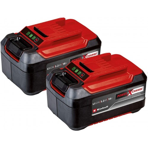 VÝPRODEJ Einhell Baterie 2x(18V/5,2Ah) PXC-Twinpack 4511526 POŠKOZENÝ ORIG. OBAL!!