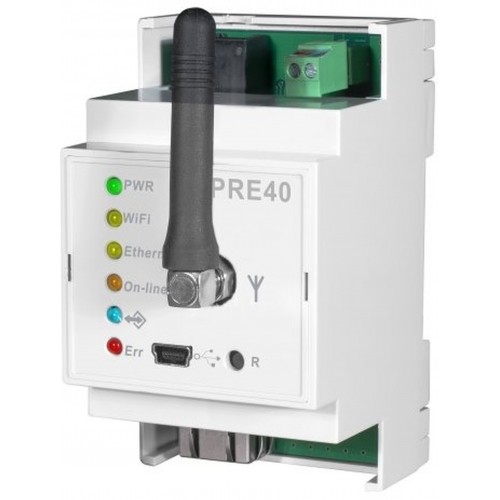 ELEKTROBOCK PRE40 Převodník ETH/WIFI-RS232 na DIN lištu,1347 ELEKTROBOCK PRE40 Převodník ETH/WIFI-RS232 na DIN lištu,1347
