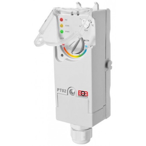 ELEKTROBOCK Elektronický příložný termostat s funkcí ON/OFF PT02