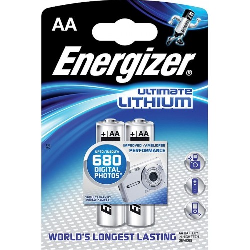 ENERGIZER Alkalické tužkové baterie Ultimate Lithium FR6/2 2xAA 35032911