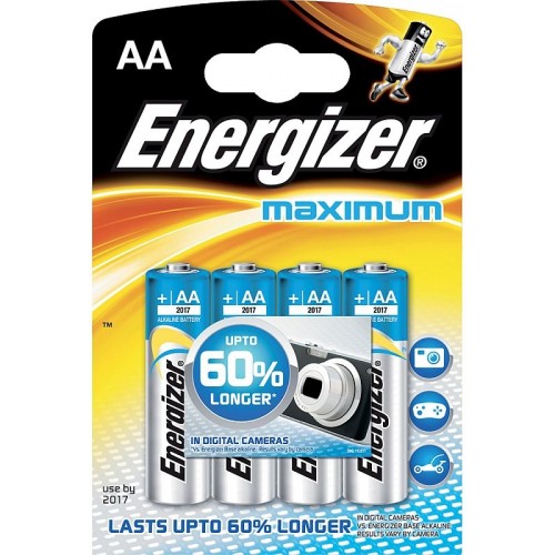 ENERGIZER Alkalické tužkové baterie Maximum LR6/4 4xAA 35035755
