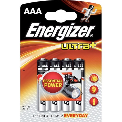 ENERGIZER Alkalické tužkové baterie Ultra+ LR03/4 4xAAA 35035757 ENERGIZER Alkalické tužkové baterie Ultra+ LR03/4 4xAAA 35035757