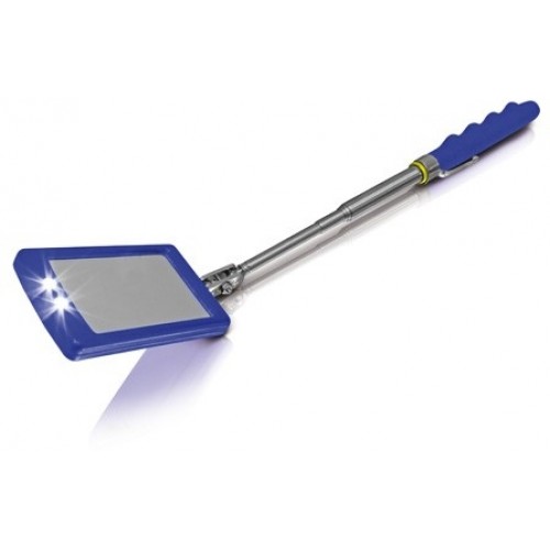 ERBA LED teleskopická tyčka se zrcátkem 50 x 80 mm ER-25526