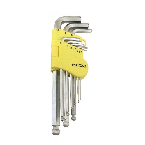 ERBA Imbusový klíč 9 ks ER-46010 ERBA Imbusový klíč 9 ks ER-46010