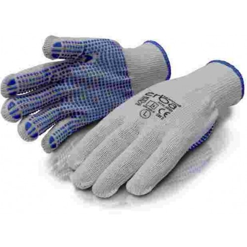 ERBA Pracovní rukavice XL polyesterové s PVC nopy ER-55085 ERBA Pracovní rukavice XL polyesterové s PVC nopy ER-55085