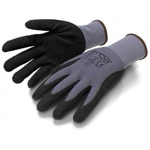 ERBA Pracovní rukavice L nylonové potažené nitrilem ER-55110 ERBA Pracovní rukavice L nylonové potažené nitrilem ER-55110