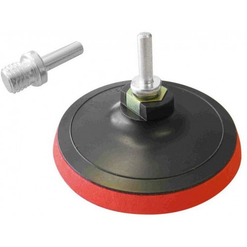 EXTOL CRAFT nosič brusných výseků - M14, suchý zip s redukcí do vrtačky, 115mm 108531