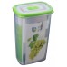 EXCELLENT Dóza plastová 1,8 l, transparentní/zelená KO-030000100