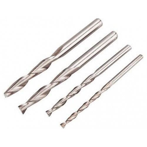 EXTOL CRAFT frézy stopkové, sada 4 ks, 3,2-4-6-6,3 mm 408010B EXTOL CRAFT frézy stopkové, sada 4 ks, 3,2-4-6-6,3 mm 408010B