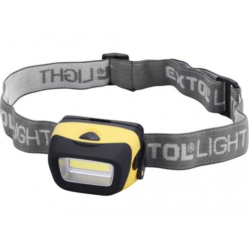 EXTOL LIGHT 3W COB LED čelovka širokoúhlá 90 lm 43105 EXTOL LIGHT 3W COB LED čelovka širokoúhlá 90 lm 43105