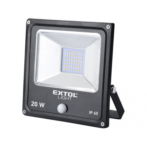 EXTOL LIGHT ECONOMY LED reflektor s pohybovým čidlem 1400 lm 43232