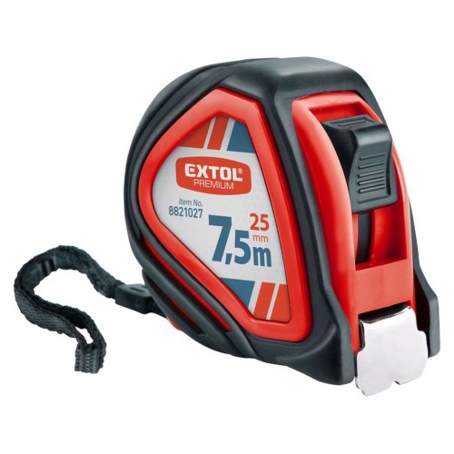 EXTOL PREMIUM metr svinovací 7,5m šířka pásku 25mm 8821027