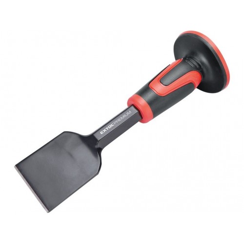 EXTOL PREMIUM sekáč plochý široký s plastovým chráničem 250x18mm Crv 8842126 EXTOL PREMIUM sekáč plochý široký s plastovým chráničem 250x18mm Crv 8842126