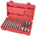 EXTOL PREMIUM Hlavice a hroty TORX, sada 35 ks 8818211