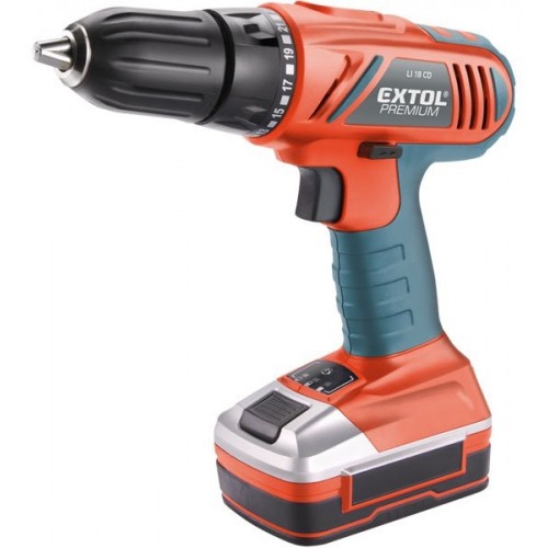 EXTOL PREMIUM LI 18 CD šroubovák AKU 18V Li-ion 8891110