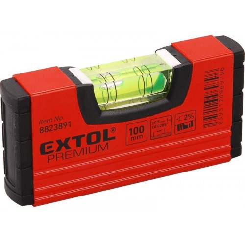 EXTOL PREMIUM vodováha kapesní, 100mm (8823891)