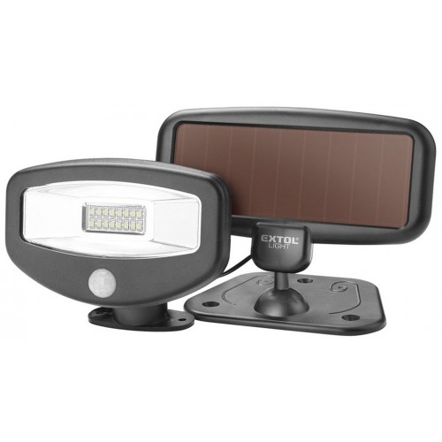 EXTOL LIGHT reflektor LED s pohybovým čidlem, 100lm, solární nabíjení 43270 EXTOL LIGHT reflektor LED s pohybovým čidlem, 100lm, solární nabíjení 43270