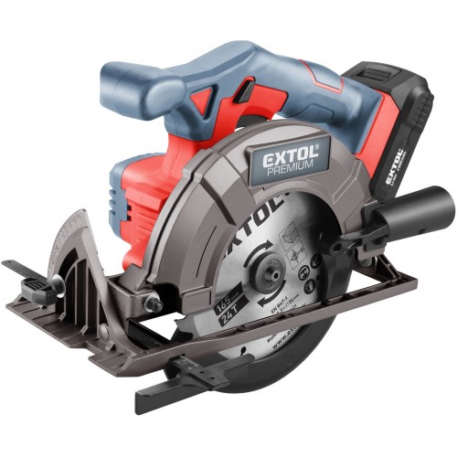 EXTOL PREMIUM pila kotoučová aku SHARE20V, 165mm, 20V Li-ion, 2000mAh 8891822