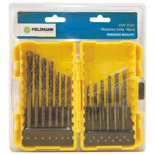 FIELDMANN FDV 9101 Sada 18ks vrtáky/bity 50003592 FIELDMANN FDV 9101 Sada 18ks vrtáky/bity 50003592