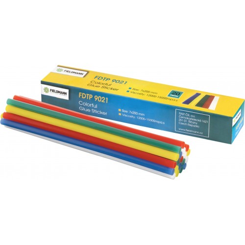 FIELDMANN FDTP 9021 Tavné tyčinky barevné, 7mm 50004266 FIELDMANN FDTP 9021 Tavné tyčinky barevné, 7mm 50004266