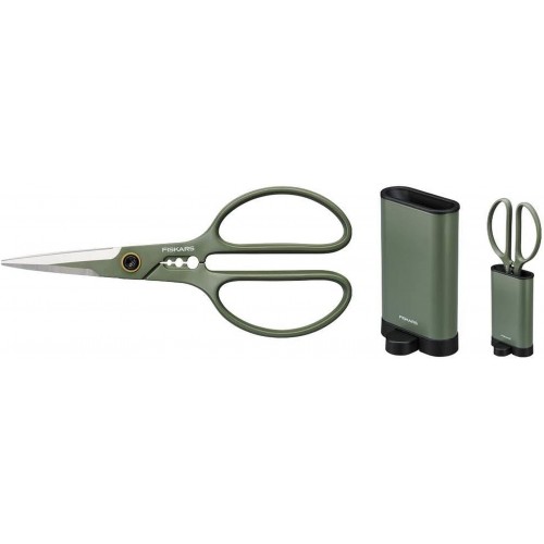 Fiskars Plant Care Nůžky na rostliny s držákem, 19cm 1075316