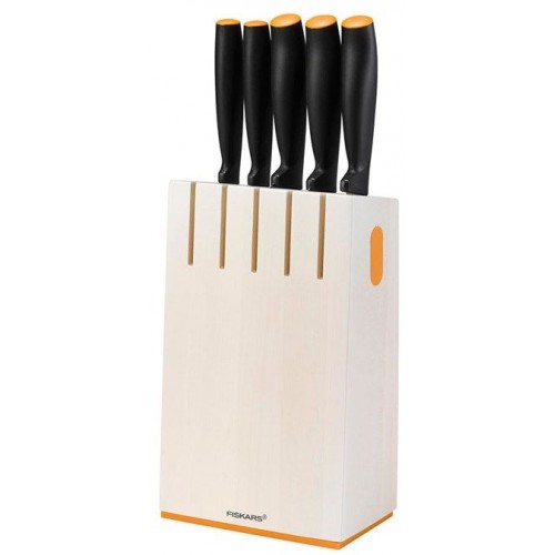 Fiskars Functional Form blok bílý s 5 noži (102639) 1014209