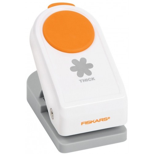 Fiskars Power Punches děrovačka silných materiálů L 3,8 cm, květina 1020491